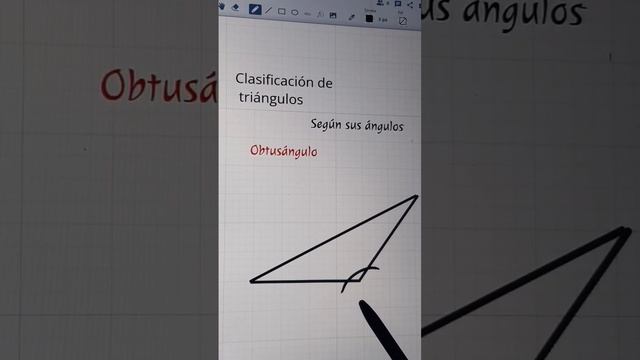 💚Clasificación de TRIÁNGULOS, según sus ángulos. obtusángulo. смотреть онлайн