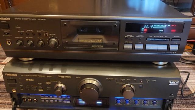 Technics SA-AX7 + Technics RS-BX747