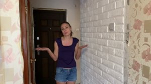 Бюджетный ремонт в коридоре/Имитация кирпича своими руками/Что произошло за время моего отсутствия