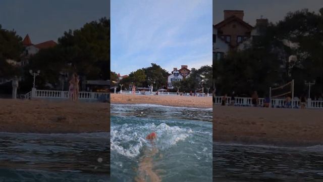 Купаюсь в октябре. Мечты сбываются #геленджик смотреть онлайн