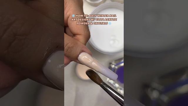 🚨SAVE THIS POST FOR YOUR HOW TO: EASY WINTER NAIL ART DESIGNS W/ GLITZ ACRYLIC POWDER & CRYSTALS смотреть онлайн