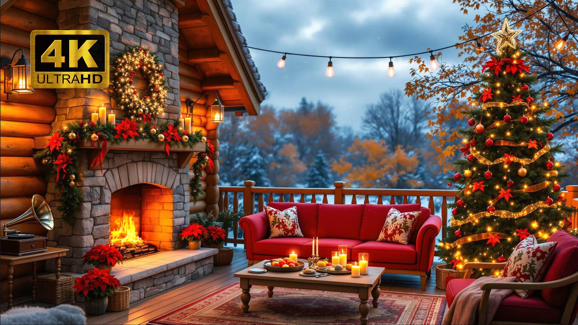 Спокойный джаз. Предновогоднее настроение. Уют и хорошее настроение. Фоновая музыка. смотреть онлайн