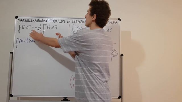 Maxwell-Faraday Equation (Faraday's Law of Induction) in Integral and Differential Form смотреть онлайн