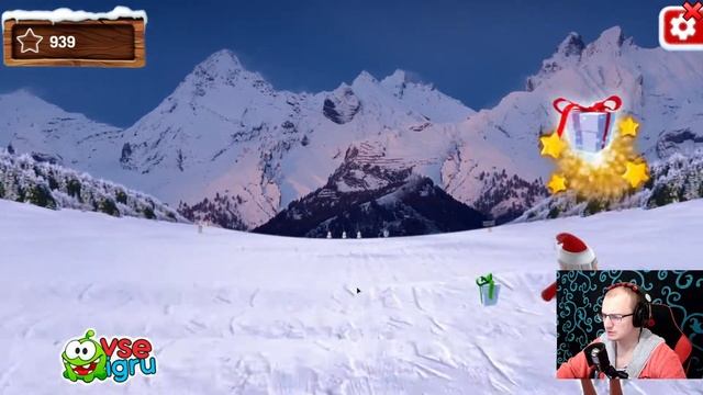 Давай сыграем! ДЕД МОРОЗ НА ЛЫЖАХ смотреть онлайн