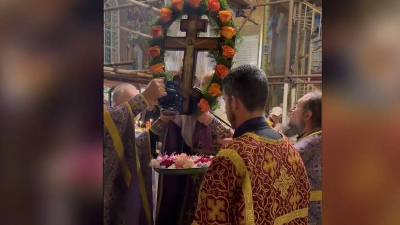 Воздвижение Креста в Введенском женском монастыре г.Иваново смотреть онлайн
