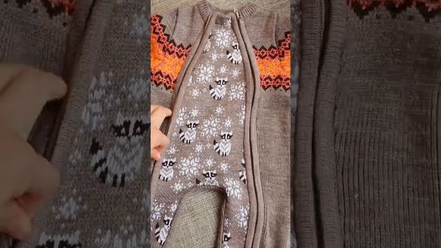 шерстяной вязанный GAKKARD / Комбинезон 68 см 3-6 мес смотреть онлайн