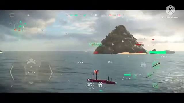 Modern warships: RF Kursk K-141 with AGM-176 Griffin in action. смотреть онлайн