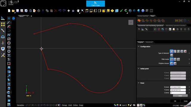 4 - CAD BIESSE bSolid - Part 2 (Polylines and Splines) смотреть онлайн