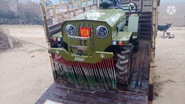 60 voltage 2000 watt motor kit के mini Tractor with mini trolley को transport se Delhi भैजते हुए смотреть онлайн
