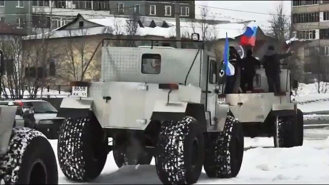 Старт экспедиции Arctic Challenge 2016 из Усинска смотреть онлайн