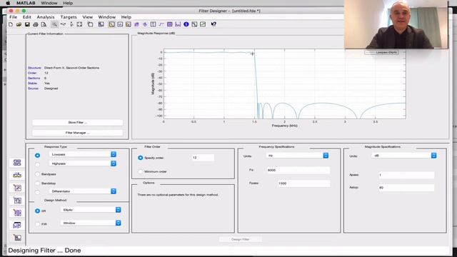 T11V2-Example of Digital IIR Filter Design using MATLAB смотреть онлайн