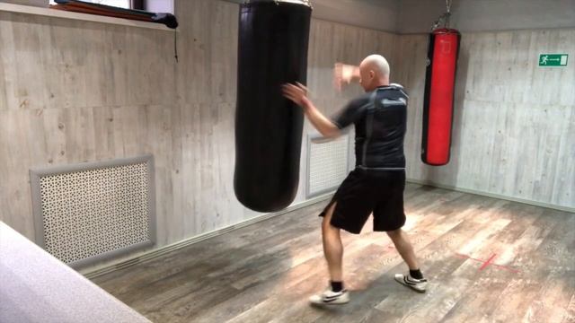 ШКОЛА ИЦЮАНЬ-155. ОТРАБОТКА УДАРОВ ПО МЕШКУ (Чжанфа) / Yiquan - Bag Training