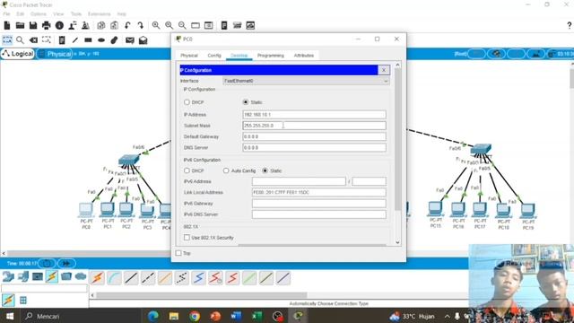 tutorial jaringan 5 switch 20pc di Cisco packet treaser!?..... смотреть онлайн