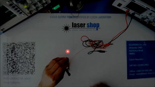 A laser module with TTL red 100mW 650nm смотреть онлайн