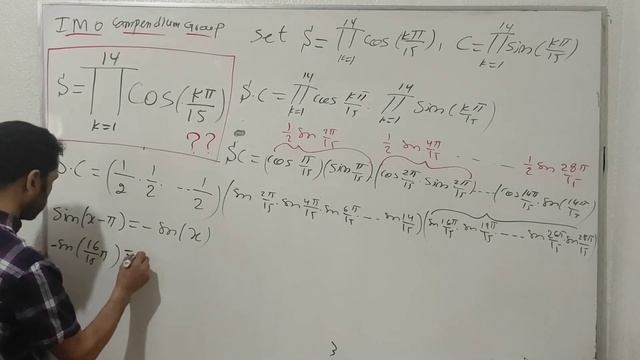 International mathematical Olympiad product of cos(kpi/15) смотреть онлайн