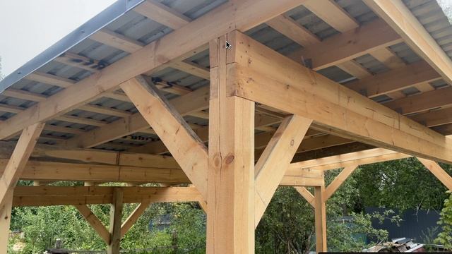 Навес своими руками | Навес для машины | Навес для машины своими руками | DIY смотреть онлайн