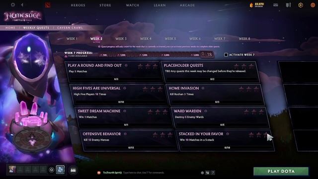 Dota 2 Week 7 Nemestice Battle Pass Challenges смотреть онлайн