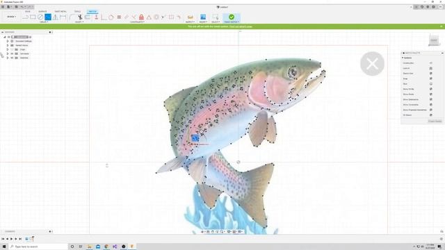 Fusion 360 for CNC Plasma tracing an image to G code смотреть онлайн