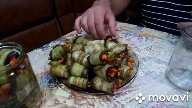 Рулеты из Баклажан в Томатном Соке на Зиму/Овощные рулеты/Овощи в Баклажане/Роллы/Кулинария/(0+) смотреть онлайн