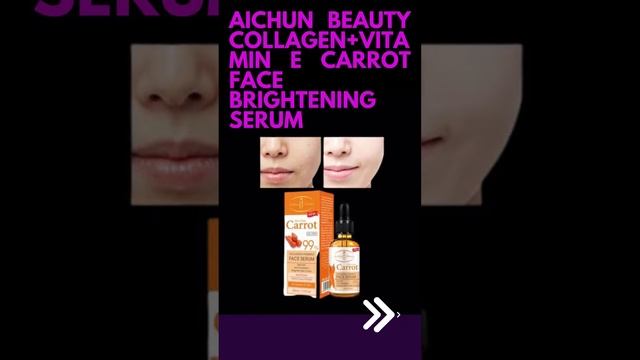 How face brightening serum like Aichun Beauty Collagen+Vitamin E serum works. #faceserum #finelines смотреть онлайн