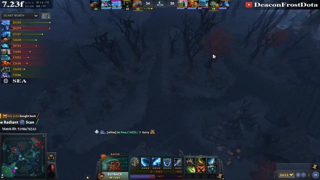 Mushi [Razor] The Simple Carry Build 52K Damage ► Dota 2 7.23f смотреть онлайн