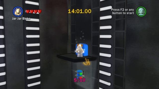 96,6% LEGO Star Wars. The Complete Saga. "Episode 4" Challenge #22. Синий Миникит. Прохождение смотреть онлайн
