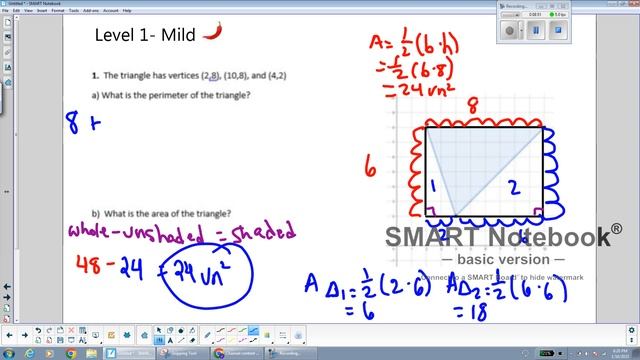 Weekly Recap Coordinate Area and Perimeter смотреть онлайн
