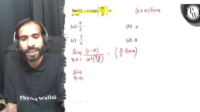 \[
\lim _{x \rightarrow 1}(1-x) \tan \left(\frac{\pi X}{2}\right)=
...