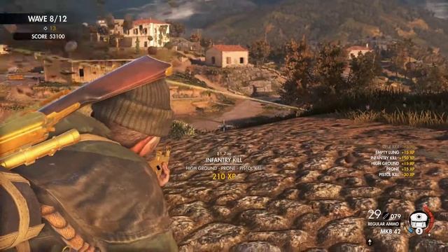 Solo Survival Village [High Difficulty] | Sniper Elite 4 | Wave 8 смотреть онлайн