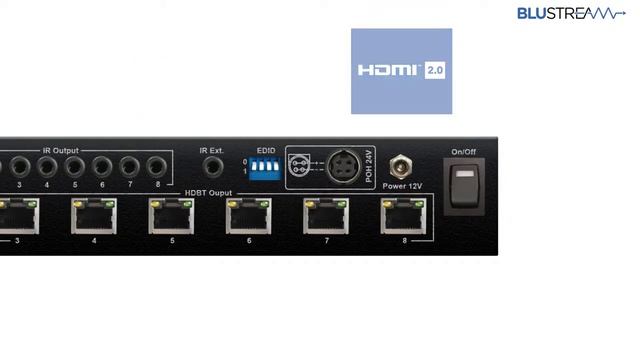 HMXL88 V2 Matriz de 8x8 de HDMI HDBaseT смотреть онлайн