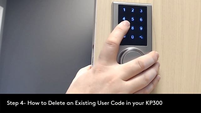 Step 4 How to delete a User Code with your Delaney KP300 смотреть онлайн