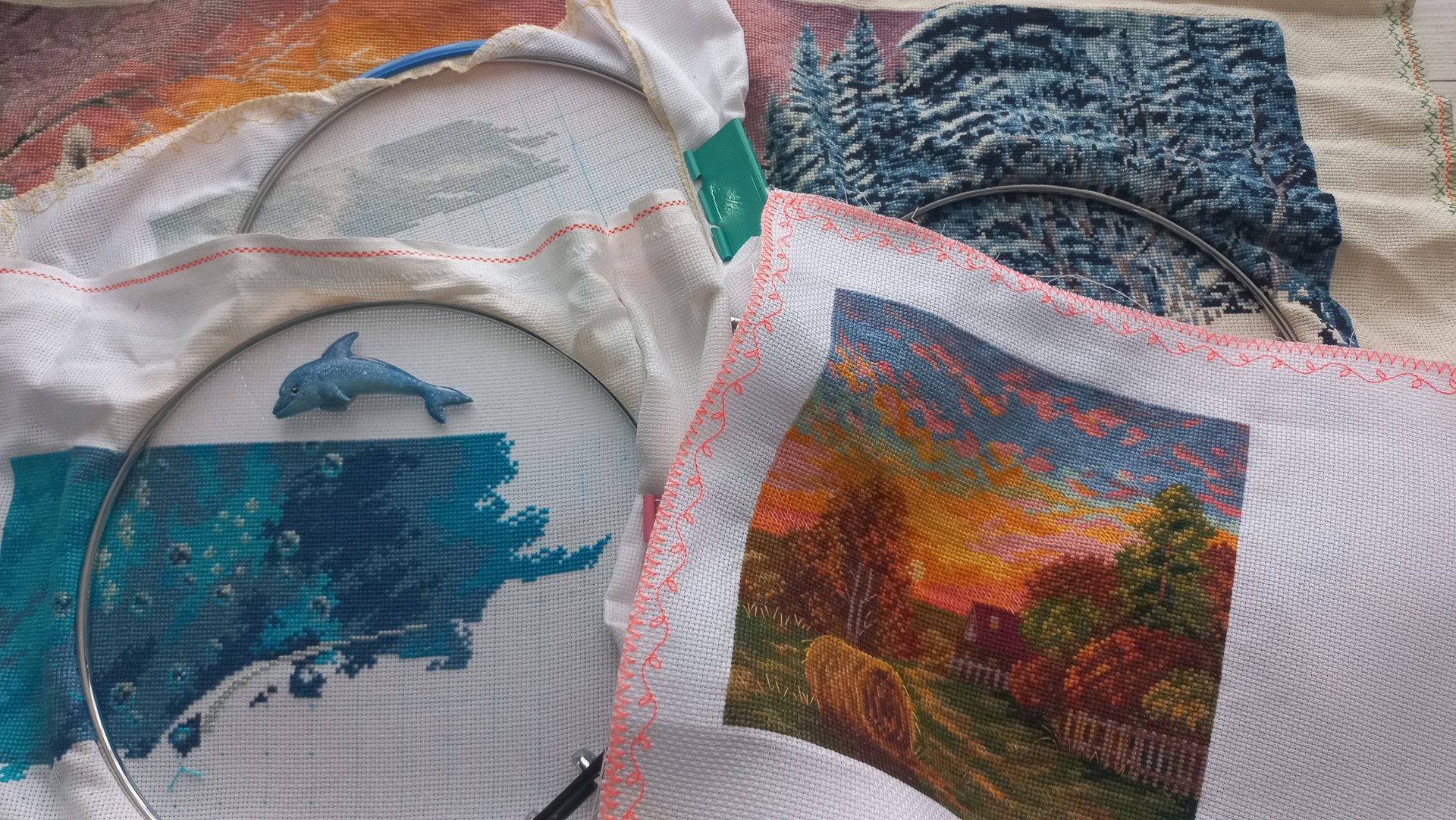 Вышивальные будни 28 октября- 5 ноября 24г. Осенние росы.Финиш ДельфиныМаруська и Котовский смотреть онлайн