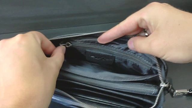 Мужская барсетка черная Hight Touch 9183-04 смотреть онлайн