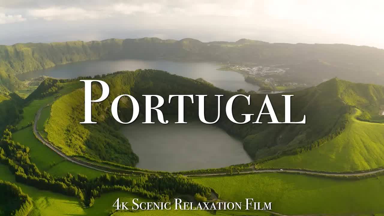 Portugal 4K - Scenic Relaxation Film With Calming Music смотреть онлайн