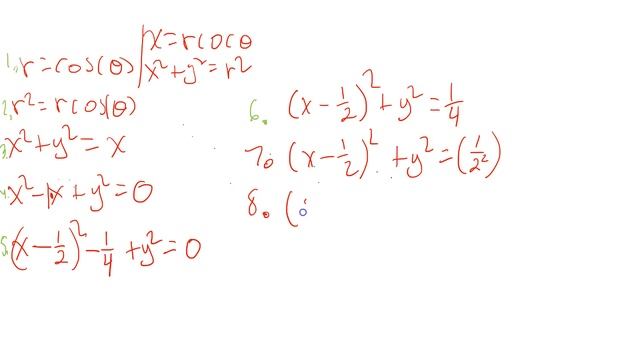Polar to Rectangular Coordinates: Graphing R = cos(theta) Made Easy смотреть онлайн