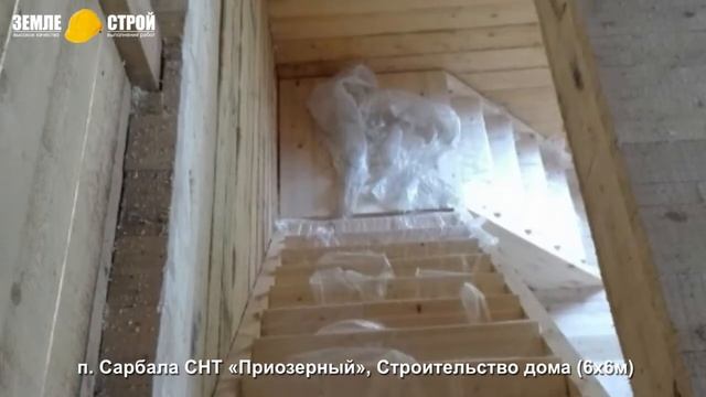 Строительство дома в Новокузнецком районе (6х6м), п. Сарбала СНТ, «Приозерный».