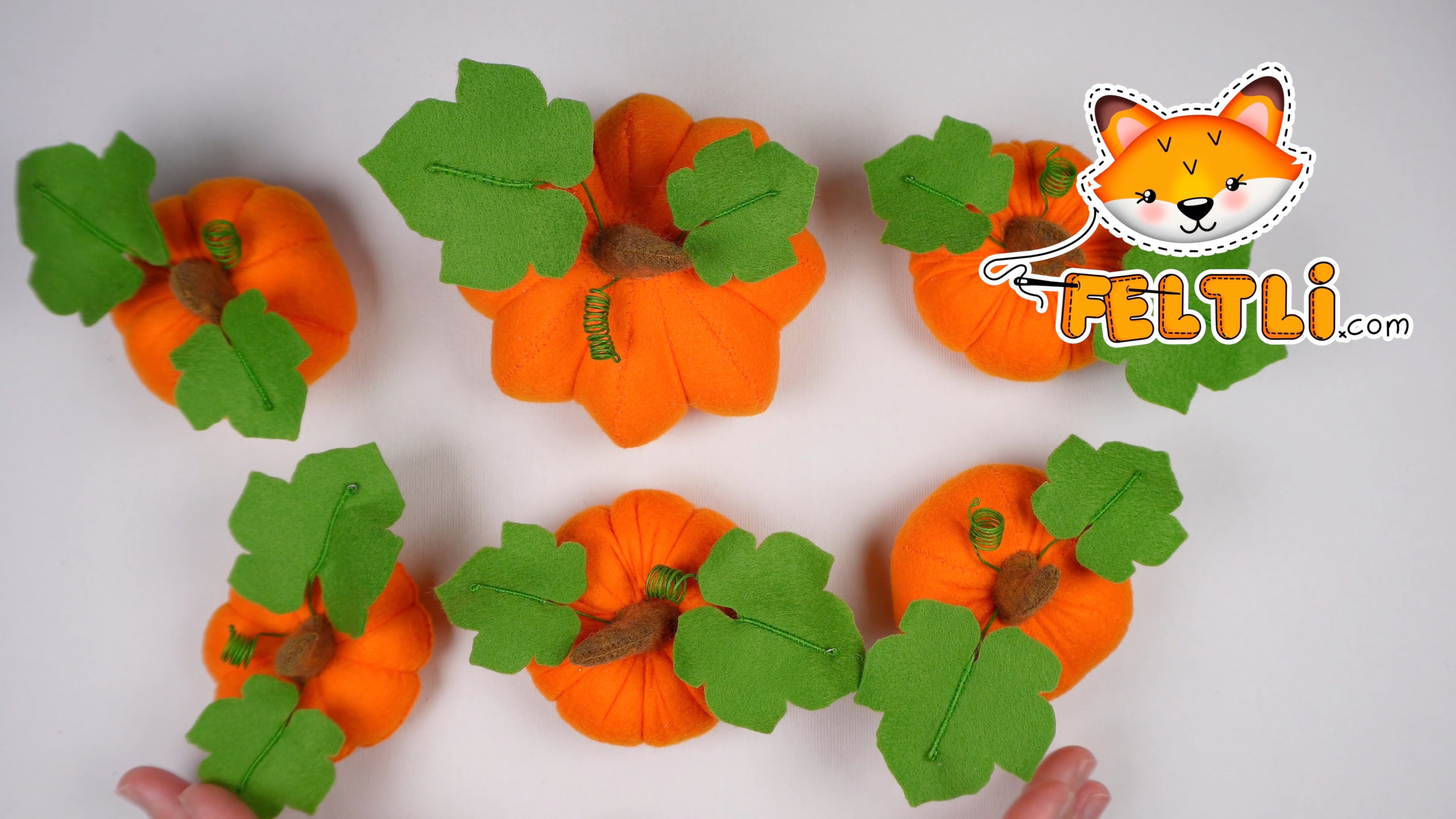 Мастер-класс 6 способов сшить реалистичные ТЫКВЫ из фетра своими руками / DIY Realistic Halloween Pu смотреть онлайн