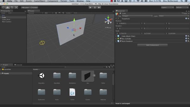 Creating Custom Pivots in Unity смотреть онлайн