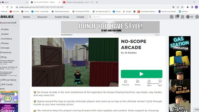 NO SCOPE ARCADE #1 Roblox смотреть онлайн