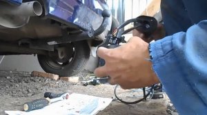 Установка фаркопа на Ладу Калину