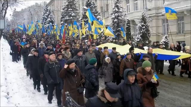 Денис Юрковський - 6-В НВК №141 "ОРТ" - представляє - З Днем соборності, Україно! смотреть онлайн