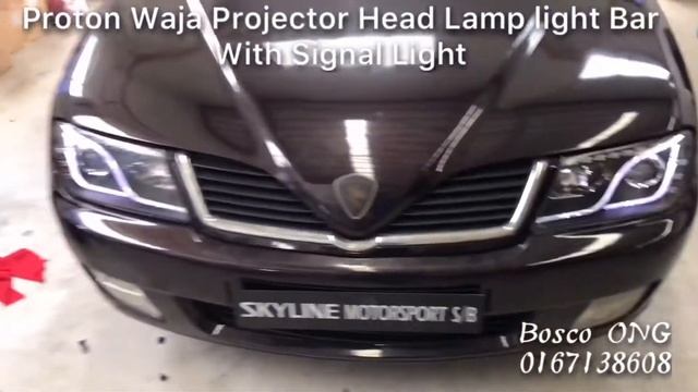 Proton Waja Projector 📽 Head Lamp Black Depo (Ready Stock) смотреть онлайн