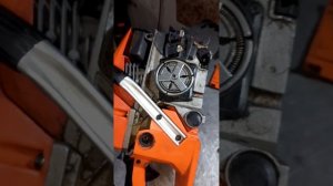 Снятия сцепления с бензопилы Карвер #ремонт  #двигатель #снятия #бензотриммер