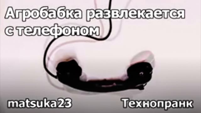 Агробабка развлекается с телефоном | Технопранк от Matsuka23 смотреть онлайн
