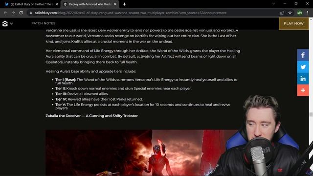 Vanguard & Warzone SEASON TWO CONTENT ROADMAP! (Terra Maledicta, New Wonder Weapon, & More) смотреть онлайн