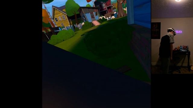 I got under the ground in Hello neighbor vr (Hello Neighbor search and rescue) part 3 смотреть онлайн