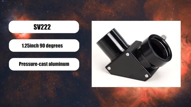 SV222 Erect Prism Diagonal 90 Degree 1.25-inch Anti Reflection Coating Metal for Refractor Telescop смотреть онлайн
