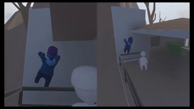 Human Fall Flat PS4 coop смотреть онлайн