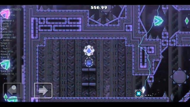 Chromaside rebeat (Plat. insane demon) (mobile) Geometry Dash 2.2 смотреть онлайн