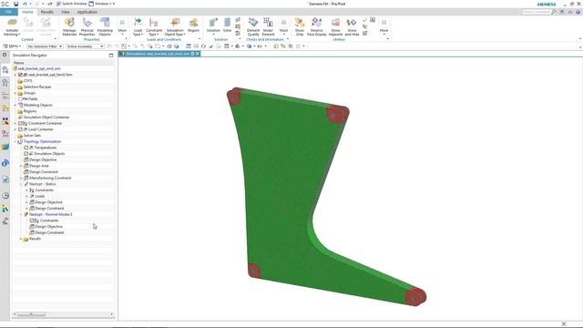Topology Optimization with NX Nastran Solution 200 смотреть онлайн